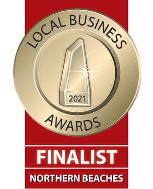 Finalist – 2021 Local Business Awards - Northern Beaches Local Business Awards 2021