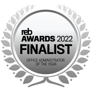 Finalist – 2022 Award for Office Administrator of the Year REB Awards 2022