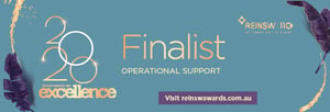 Finalist – 2020 Award for Excellence Operational Support Real Estate Institute of NSW (REINSW) Awards for Excellence