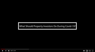 What should property investors do during covid19