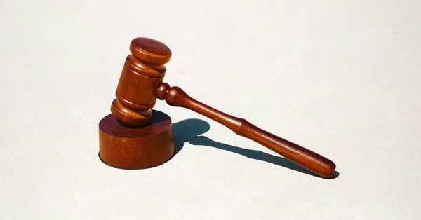 Wooden auction gavel