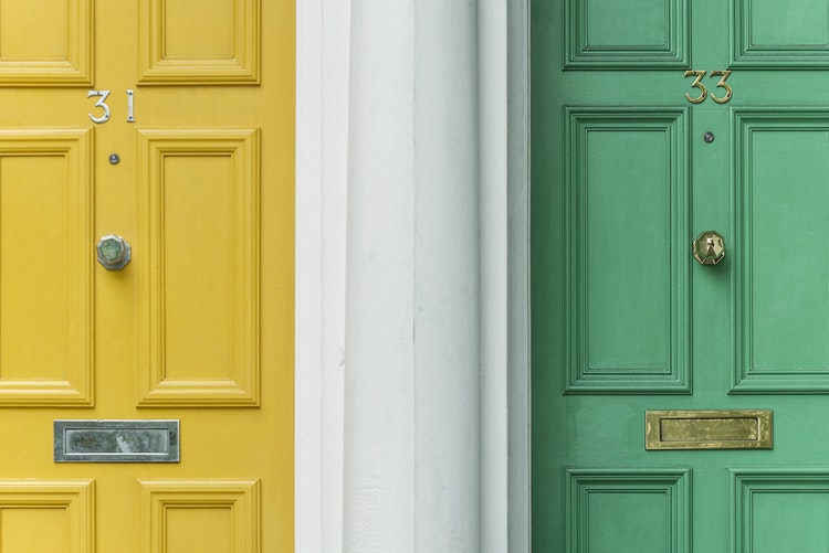 front doors colours