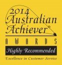 Highly Recommended – 2014 Excellence in Customer Relations Award Australian Achiever Awards
