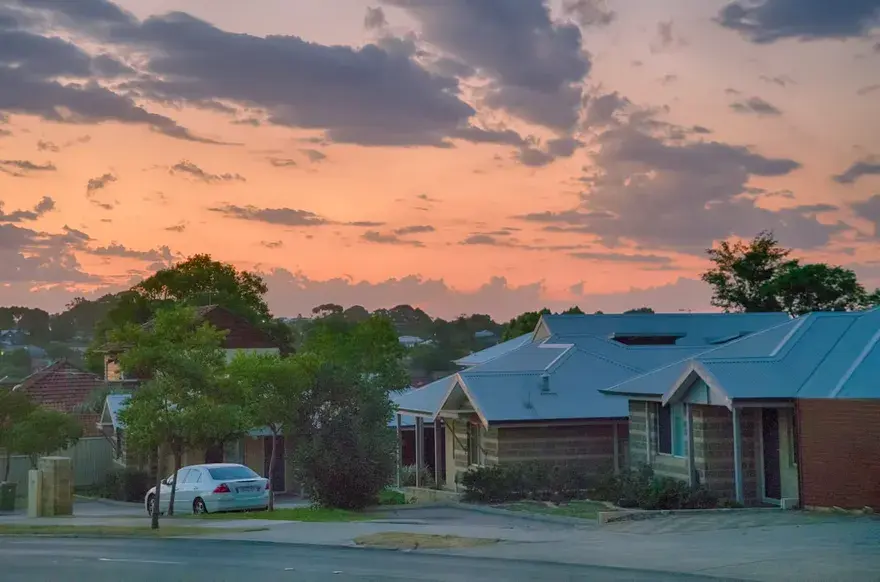 A suburban street in Perth