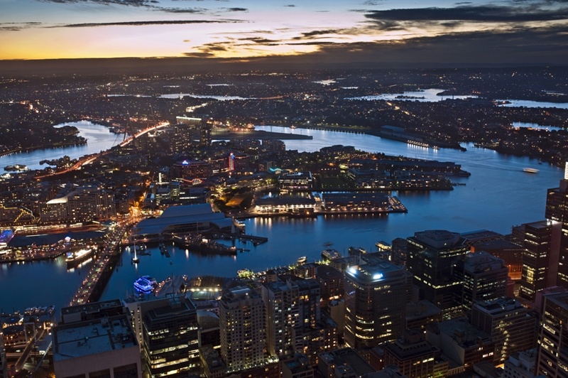 Is this what a cooling Sydney looks like? Still pretty beautiful to us!
