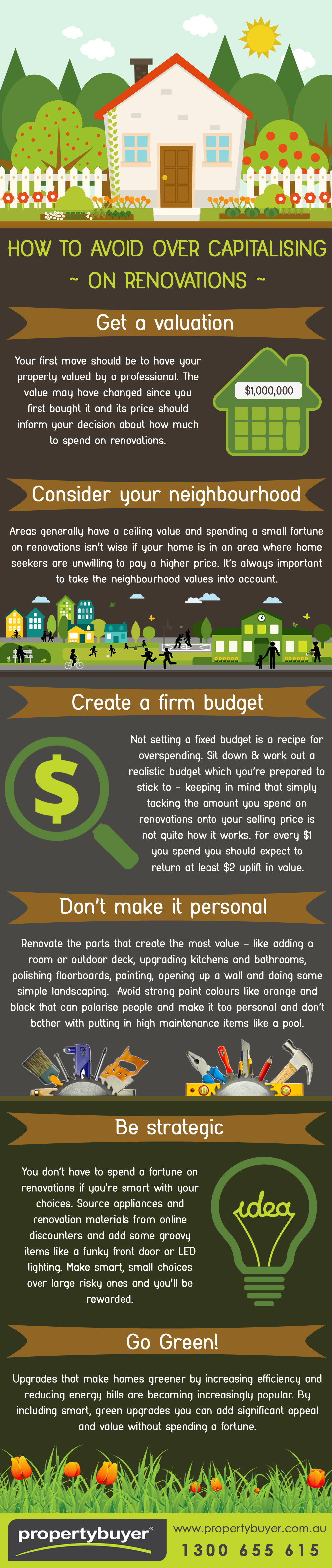 How to avoid over-capitalising on renovations