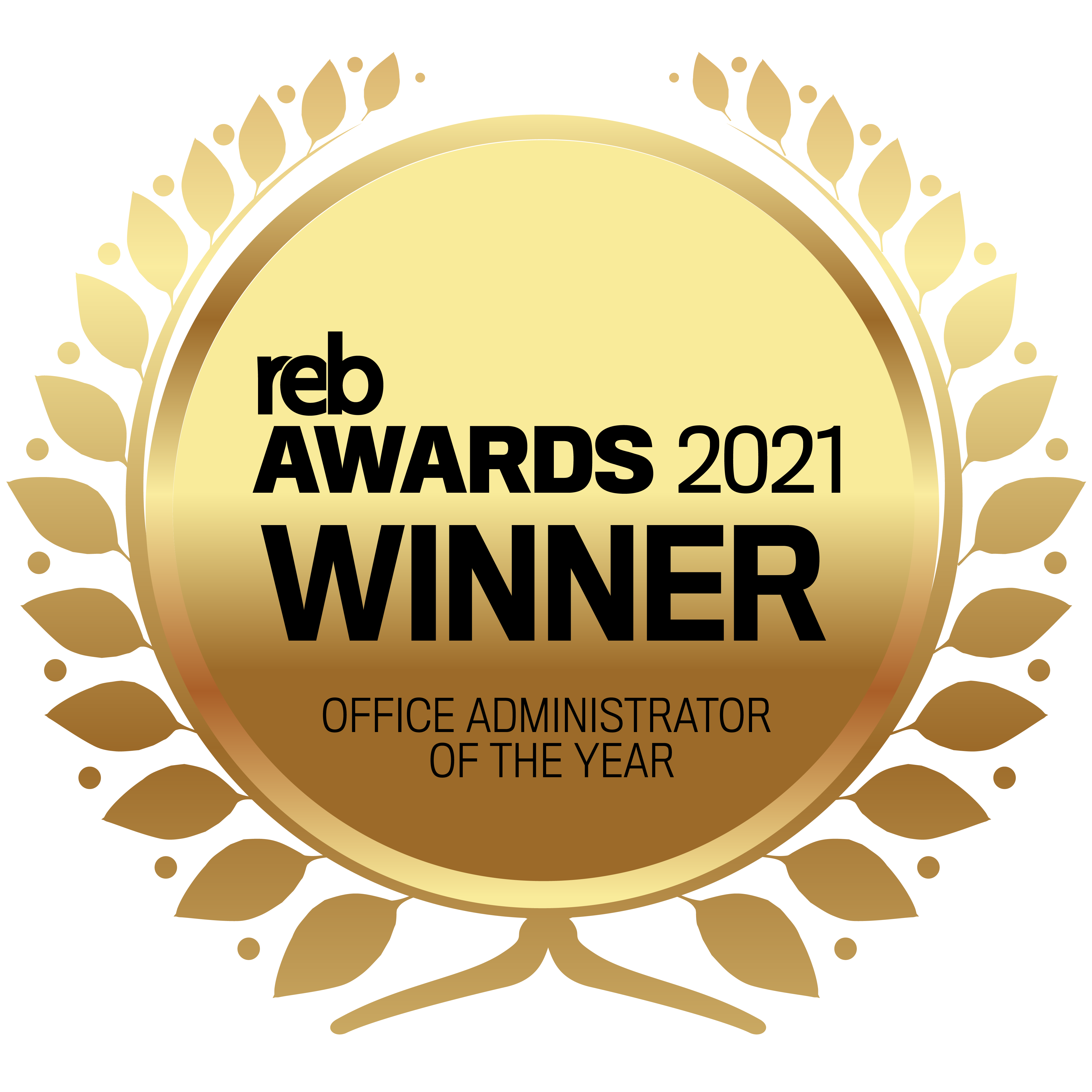 Winner – 2021 Award for Office Administrator of the Year - Michelle Derderyan REB Awards 2021