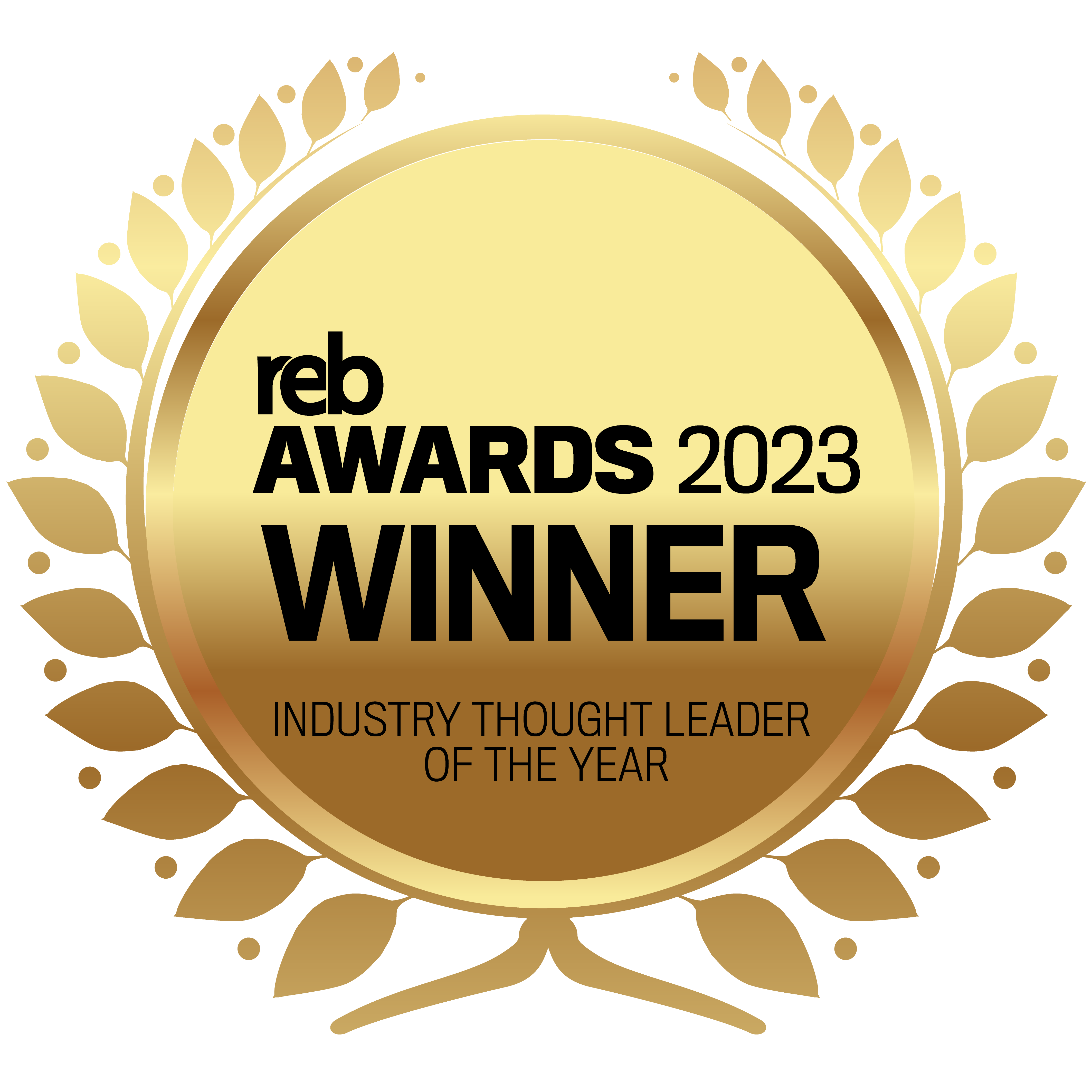 Winner – 2023 Award for Industry Thought Leader of the Year of the Year - Rich Harvey REB Awards 2023