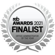 Finalist – 2021 Award for Office Administrator of the Year - Michelle Derderyan REB Awards 2021