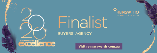 Finalist – 2020 Award for Excellence Buyers’ Agency Real Estate Institute of NSW (REINSW) Awards for Excellence