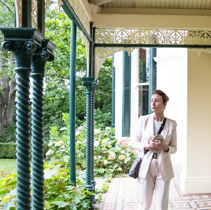 A buyer's agent at a property before it reaches the market