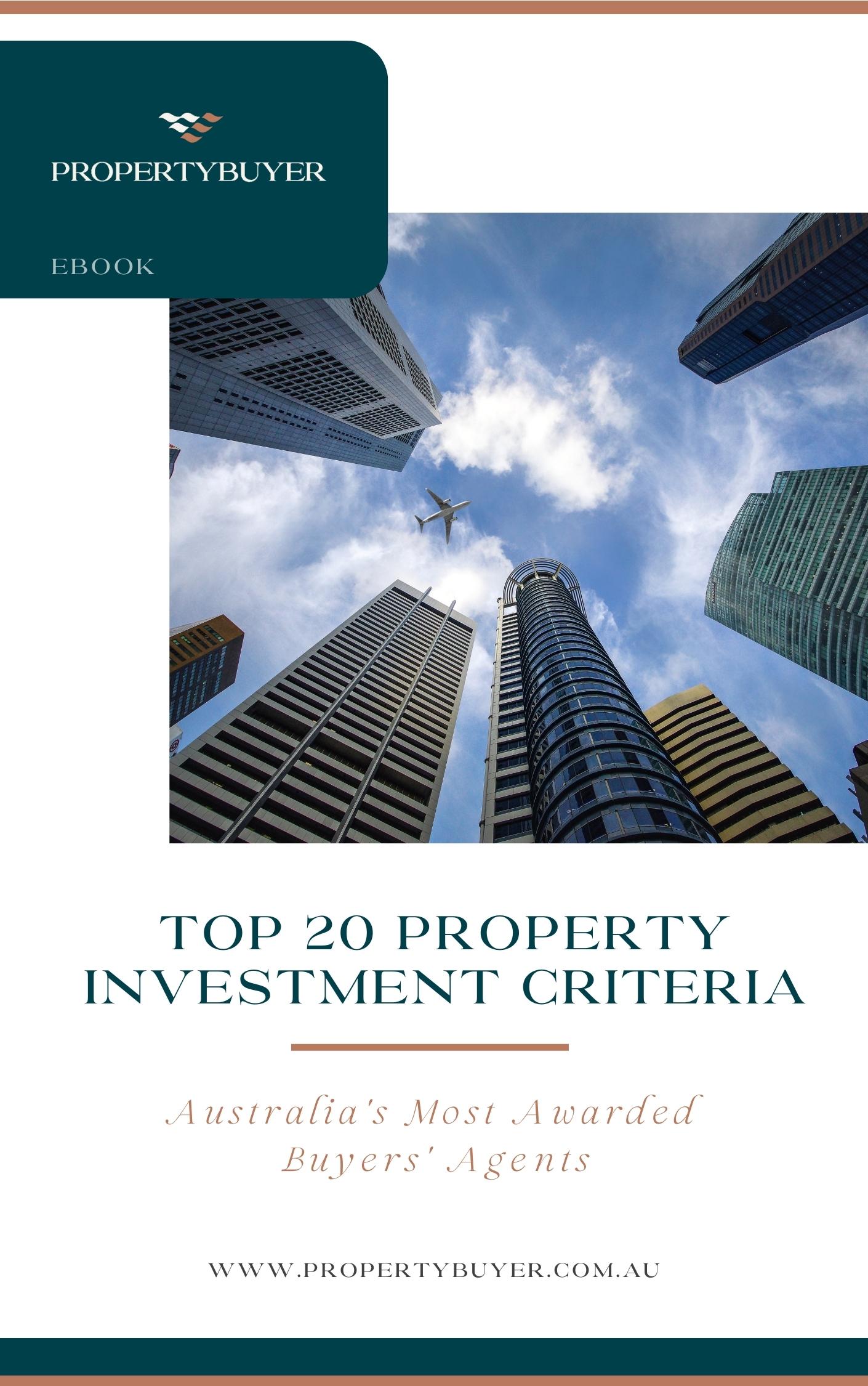 Top 20 Property Investment Criteria